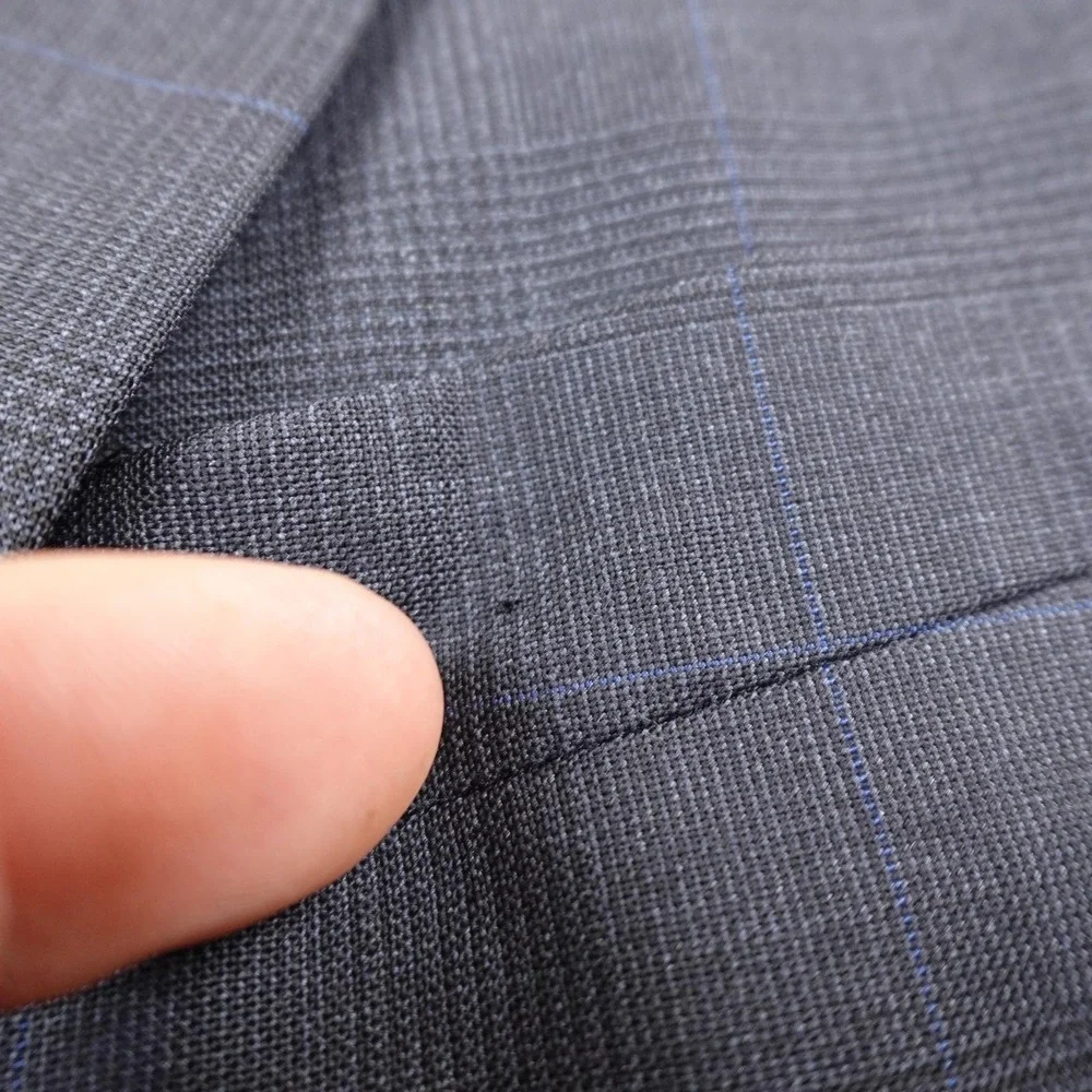 VTG Brooks Brothers 346 Blazer Mens‎ 41 Gray Blue Wool Sport Coat Jacket Top Y2K